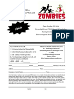 Zombie Run Flyer