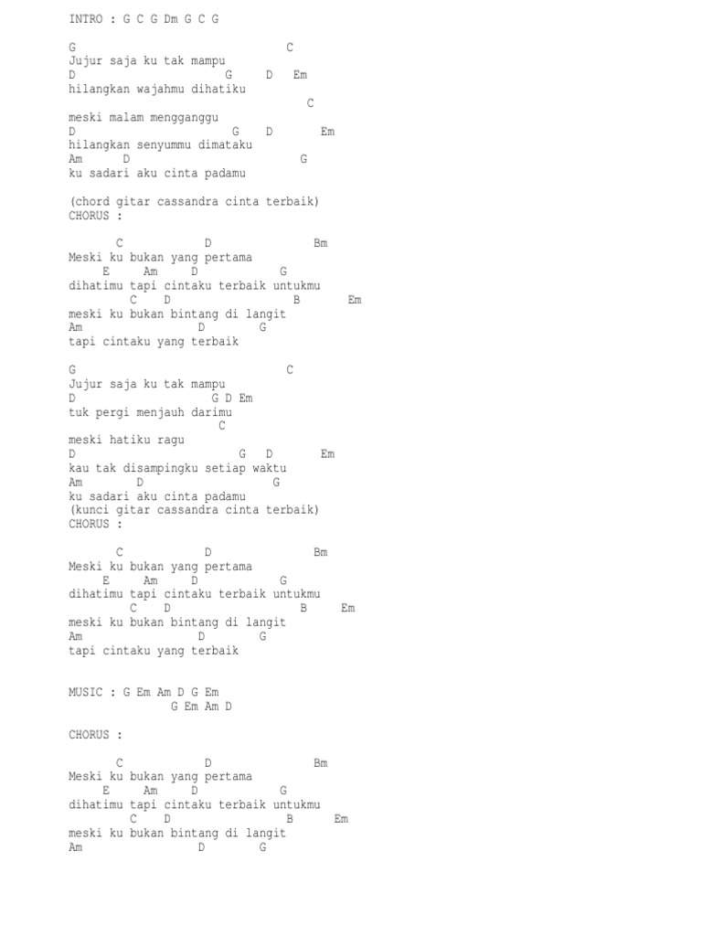 Cassandra Cinta Terbaik