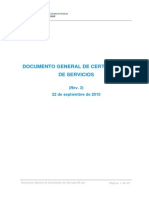 Documento General de Certificación de Servicios R3