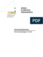 Caderno de Apoio A Pratica Pedagogica Textos Expositivos