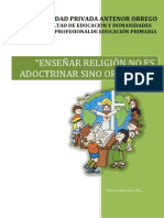 Ensayo de Eduacion Religiosa