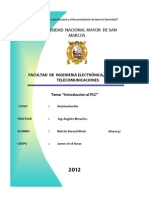 Informe IV-Automatizacion-Introduccion Al PLC