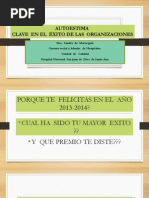 Autoestima Clave en El Éxito de Las Organ Izaciones