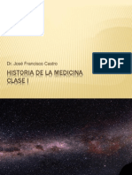 Historia de La Medicina Clase 1