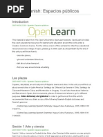 Download OpenLearn Spanish Language Espacios publicos by OpenLearn SN231878 doc pdf