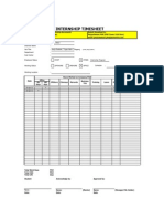 Internship Timesheet: 25-Apr-13 26-Apr-13 0 9 Contoh Weekend Contoh Office