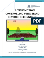 Real Time Motion Controlling Using Hand Gesture Recognition