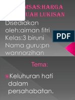 Harga Sebuah Lukisan-Aiman Fitri