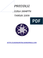 Prediksi SNMPTN Fisika 2008