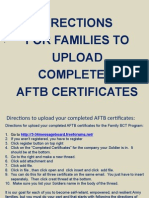 AFTB Certificate Upload