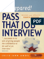 Be Prepared - Pass That Job Interview