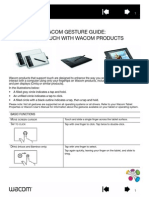 Wacom Gesture Guide