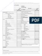 Excavator Pre Use Inspection Checklist