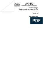 Casos de Uso - Contas A Pagar