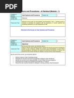 Cash Handling Procedures