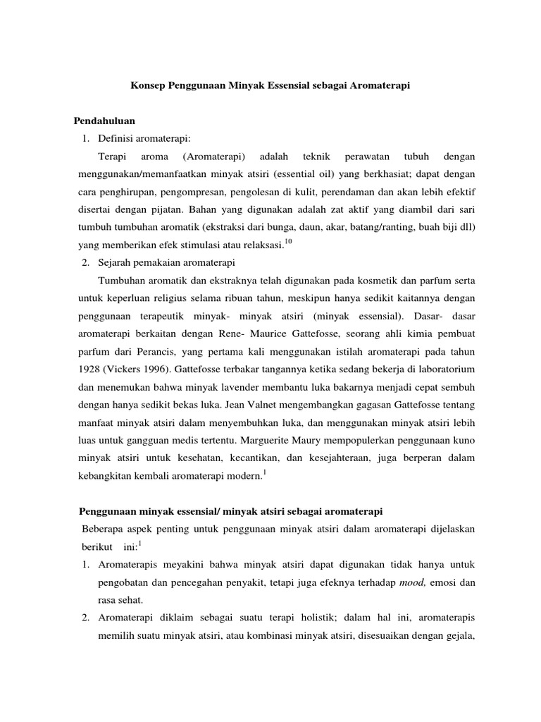 MAKALAH AROMATERAPI PDF