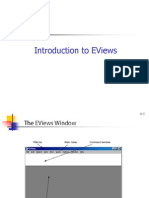 Introduction To Eviews-13!06!11