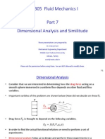 ME 305 Part 7 Similitude and Dimensional Analysis