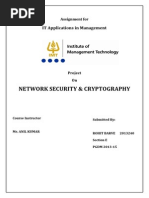 NETWORK SECURITY & CRYPTOGRAPHY- Rohit Barve