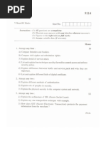 Winter 2009 - Computer Security (CSR) MSBTE Fifth Semester for Diploma in Computer Engineering Group