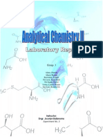 Analytical Chemistry Laboratory Report (Total Hardness)