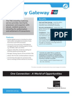 Secure UnionPay Gateway Connectivity via TNS Network