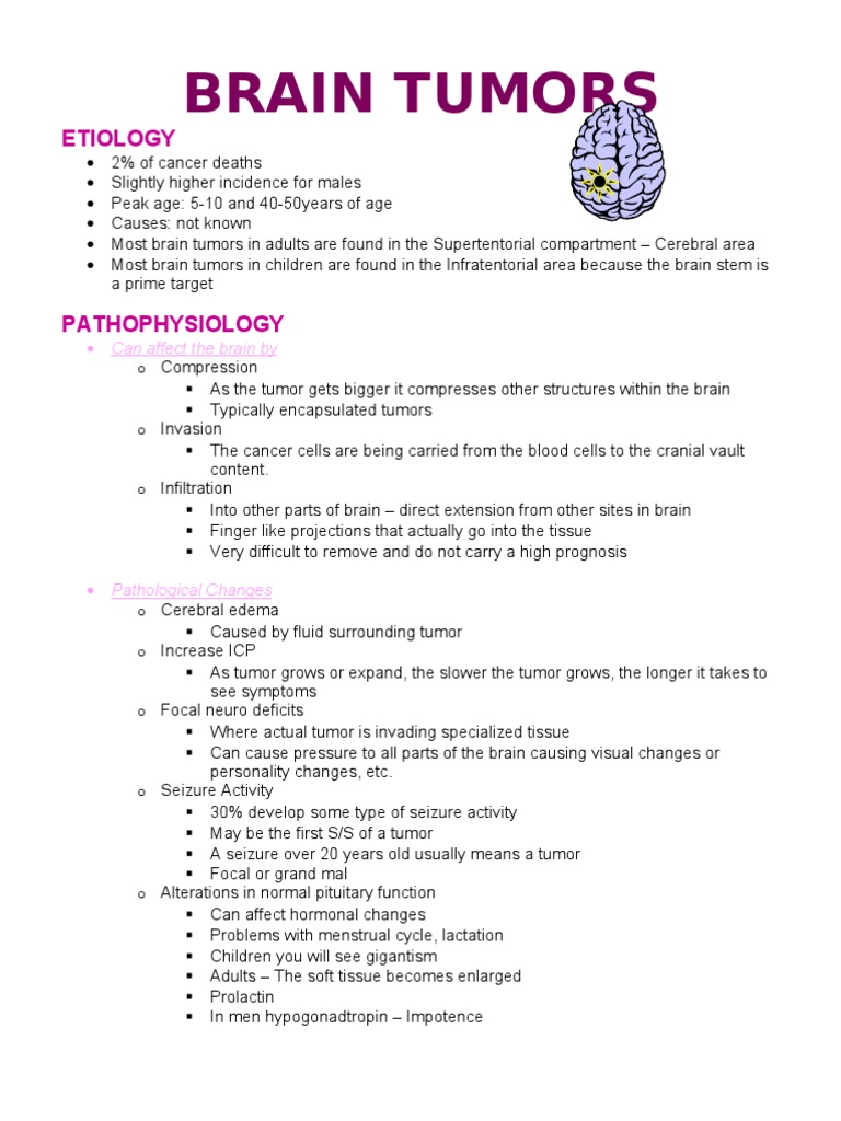 Brain Tumors | PDF | Brain Tumor | Neurology