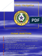 SAP Basic Navigation Course Overview