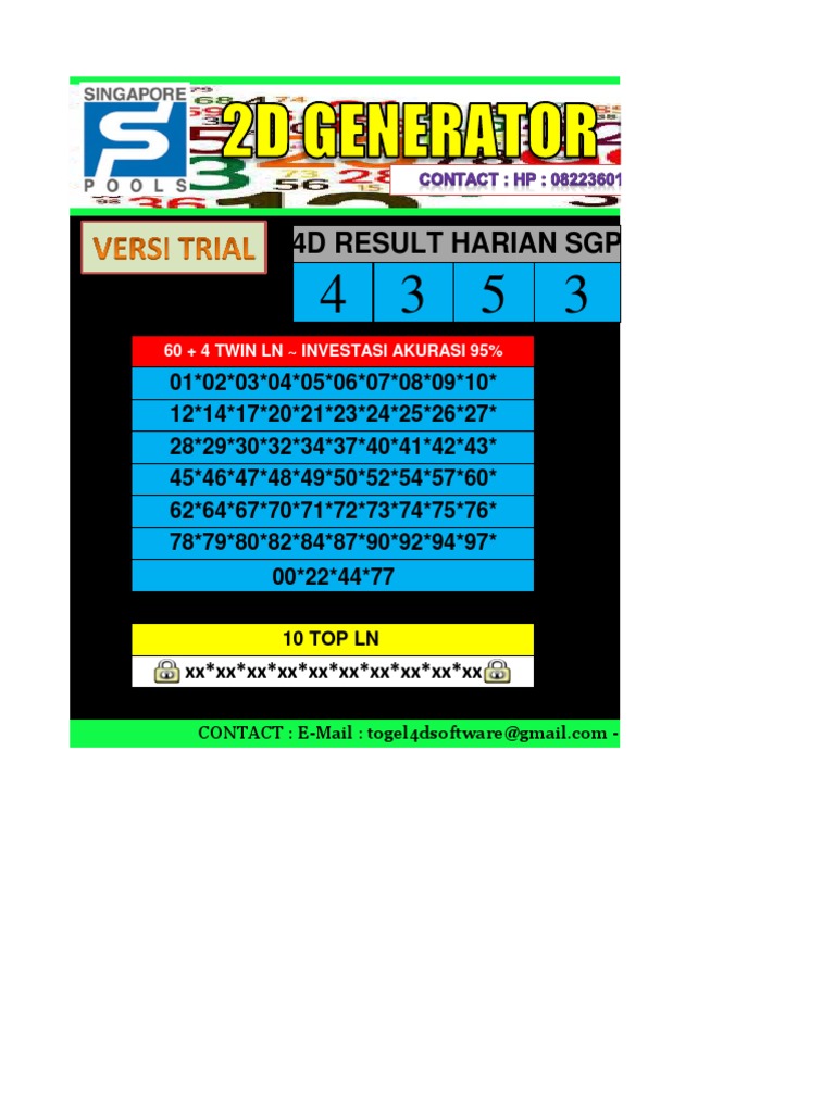 2d Generator Sgp New