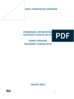 Programul Operational Asistenta Tehnica - 17.03.2014