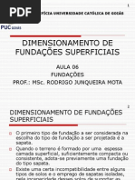 Dimensionamento de Fundações Superficiais