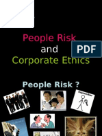 People Risk and Corporate Ethics