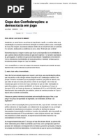 Copa Das Confederações_ a Democracia Em Jogo - Esporte - UOL Esporte