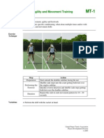 Tennis exercises for agility