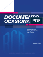 Multiplicadores de La Produccion y El Empleo