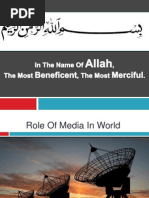 Download Presentation on Media Role FAROOQ by Muhammad Farooq Zia SN231963575 doc pdf