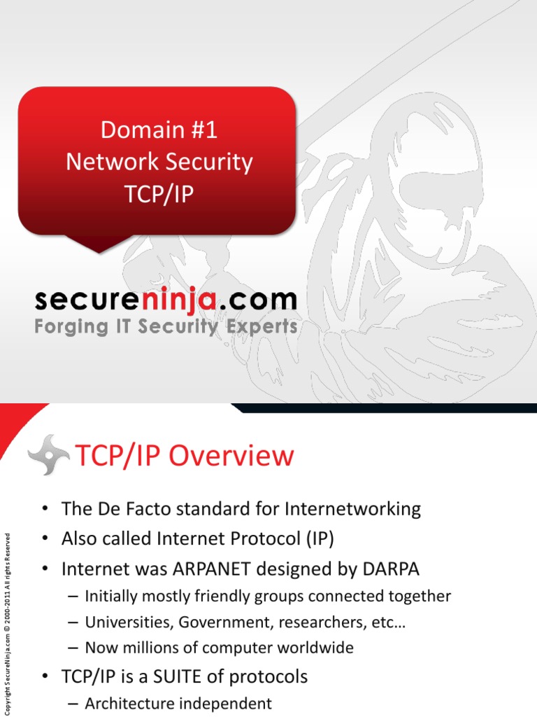 Module 16 - Network Security TCP-IP | PDF | Internet Protocol Suite | I Pv6
