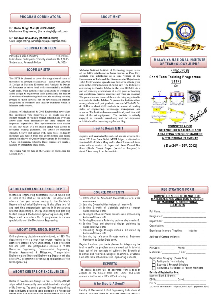 Brochure Autodesk Course | PDF | Engineering | Science And Technology