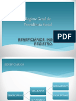 _Regime Geral de Previdência Social - Beneficiários, Inscrição e Registro