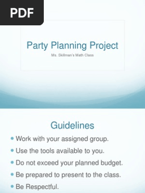 party planning project