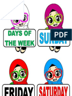 Days of The Week