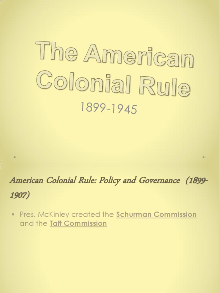 American Colonial Rule in the Philippines | PDF | Philippines | Liberty