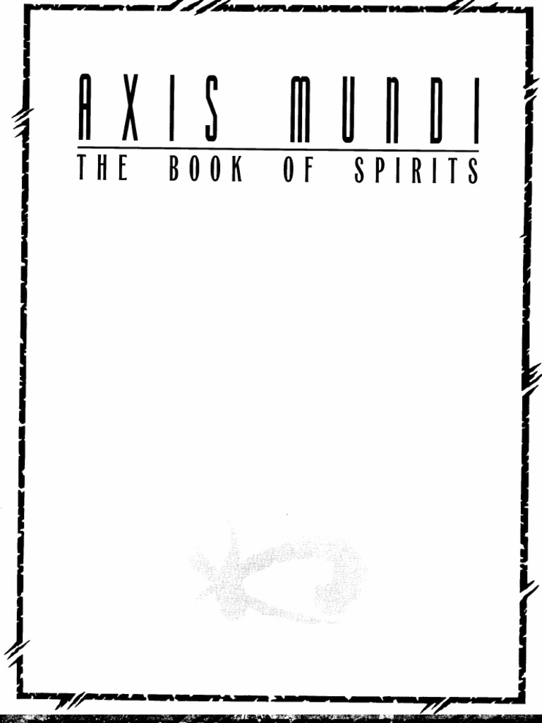 AXIS MUNDI THE Book Of Spirits - New Mint - Werewolf The Apocalypse - Ww3067 EUR 33,00 - FR