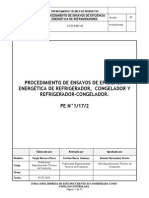 Procedimiento Eficiencia Refrigeradores