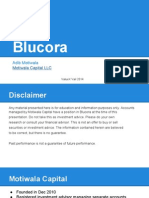Investment Case For Blucora - Motiwala Capital 
