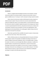 Bio 1500 Lab Report 1 Seed Germination