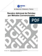 Recobro Adicional de Petróleo Por Métodos Convencionales