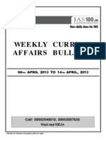 Weekly 08 to 14 April 2013 for WEB2