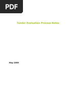Download Tender Evaluation Process Notes by Alan McSweeney SN23201171 doc pdf