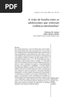 Antoni e Koller 2000 Visão de Adolescentes Sobre Família